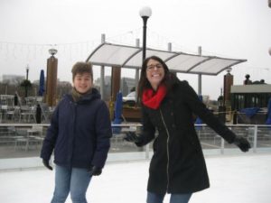 MSFS Students ice skating