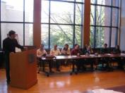 Richard Priem speaking in the MSFS office