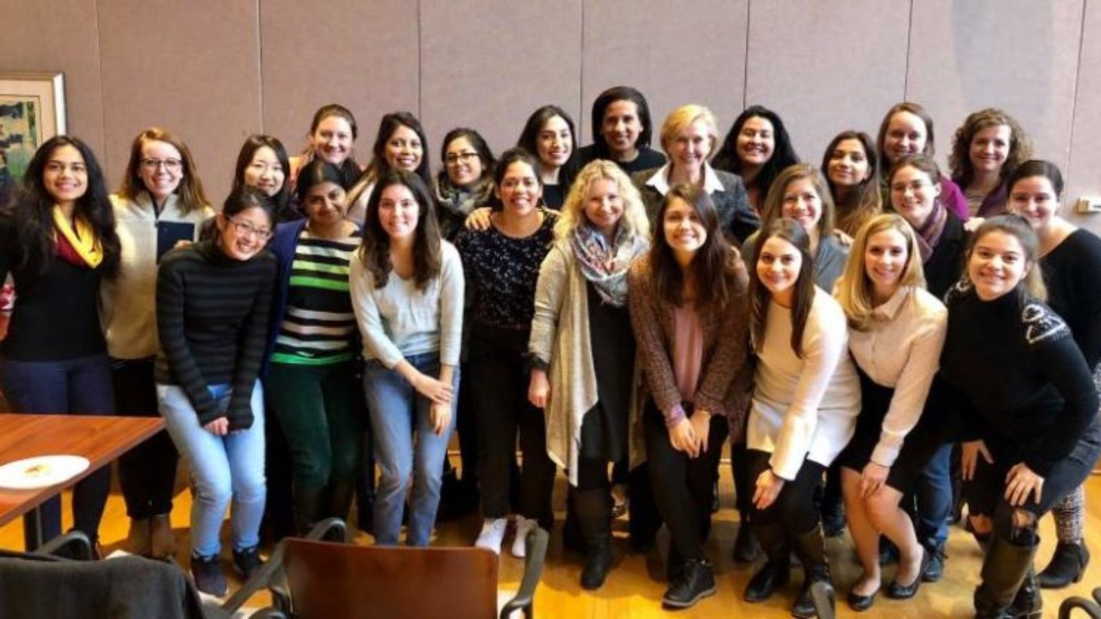 SFS women with Director Ambassador Nancy McEldowney