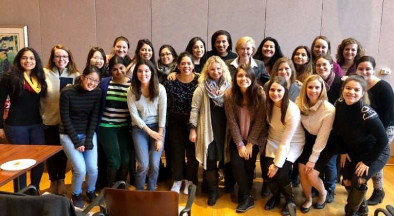 SFS women with Director Ambassador Nancy McEldowney