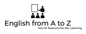 "English from A to Z" logo