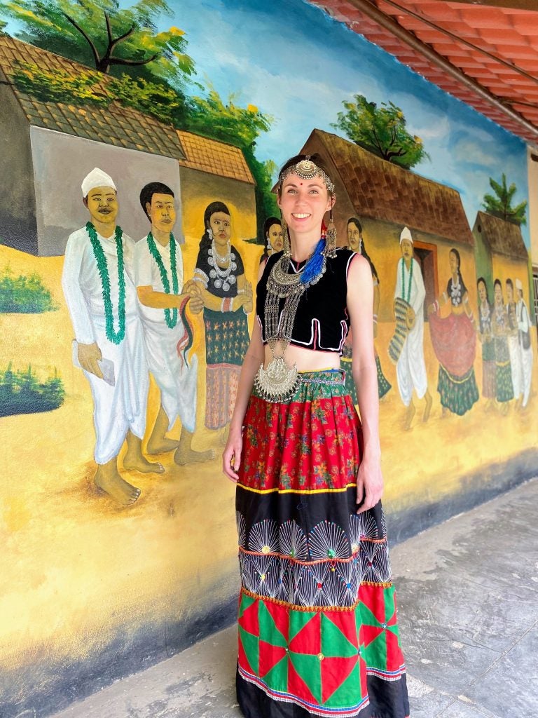 Therese in traditional dress