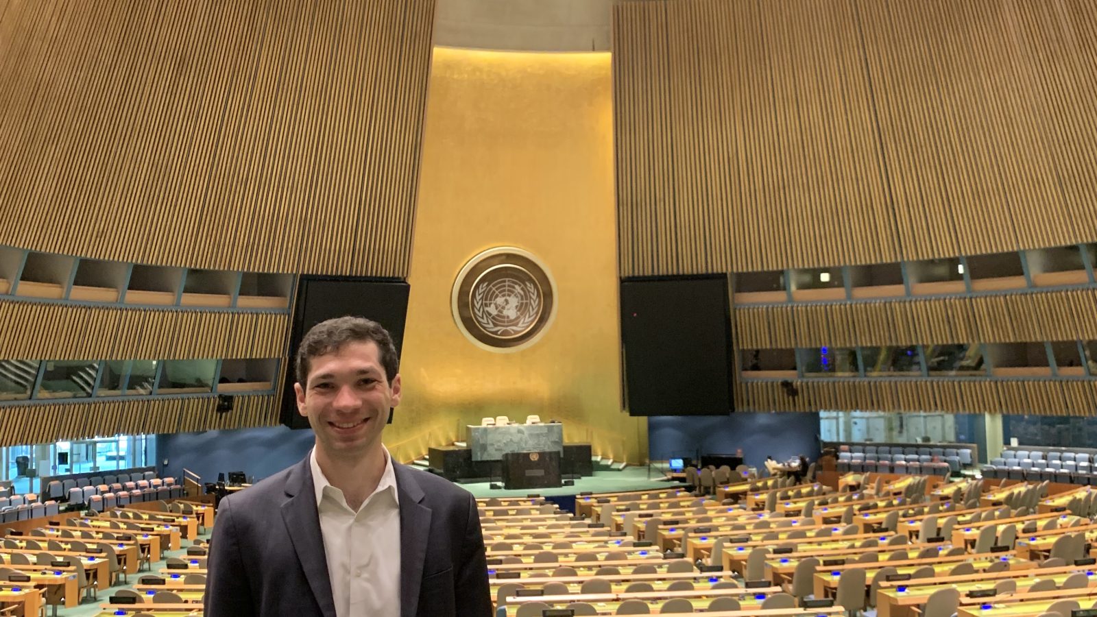 Caleb at the U.N.